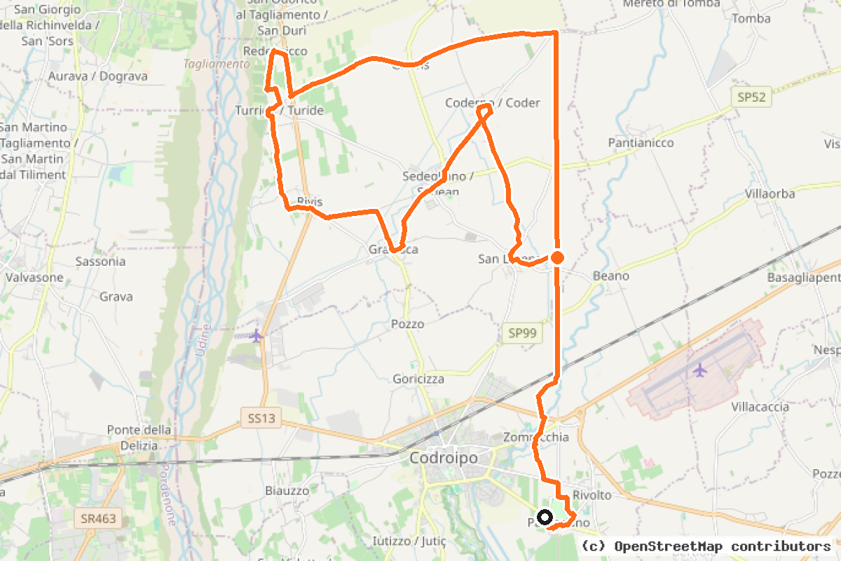 Il tracciato del percorso Ciclo Tour 3: Itinerario della “Civiltat del Clap” (CT3)