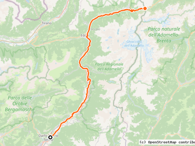 Ciclovia dell'Oglio - Tappa 1: Tonale - Darfo Boario Terme (OG01)