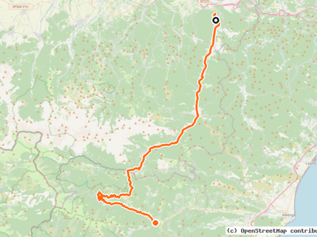 Ciclovia Svizzera-Mare (BI-15): Nucetto – Pieve di Teco