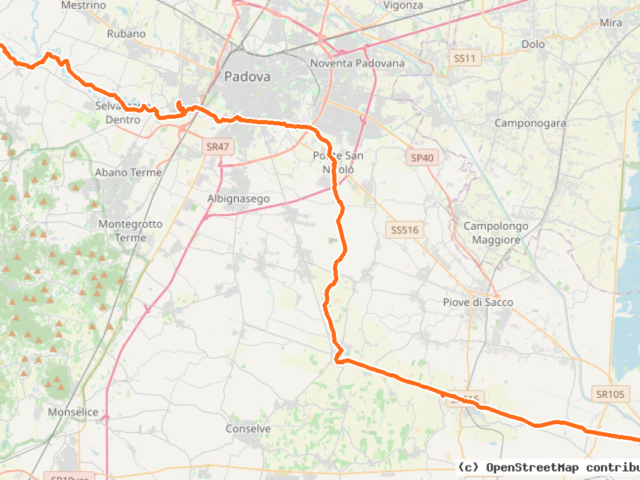 Ciclovia Fiume Bacchiglione (I1/I2)