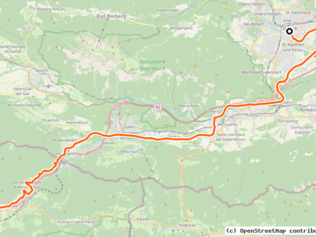 Alpe Adria Radweg Etappe 5 (CAAR5)