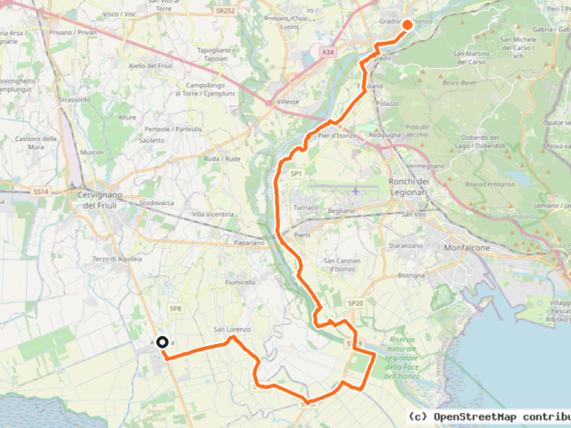 Amare in bici n.11 (11. Aquileia - Gradisca d'Isonzo)