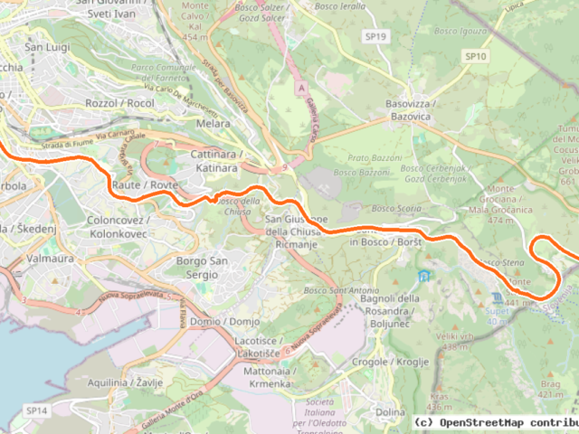EuroVelo 9 - Baltic-Adriatic - part Italy (EV9)
