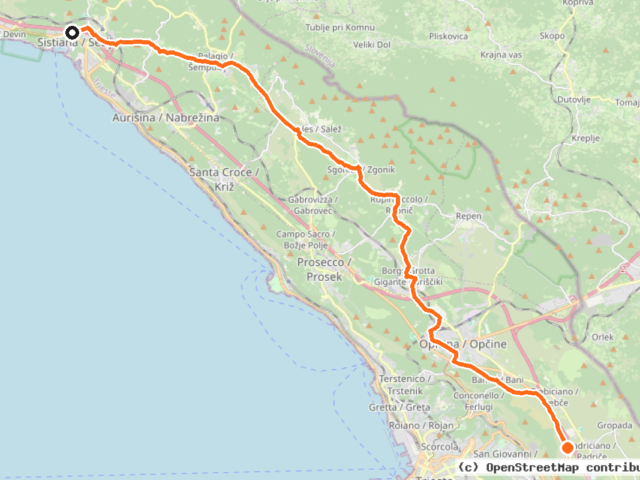 Ciclovia Variante del Carso (FVG2b)