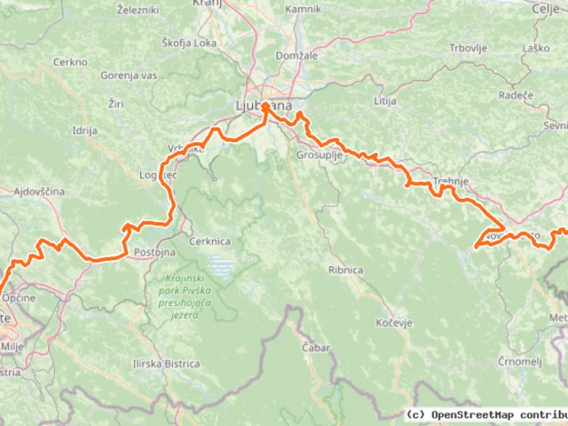 Kolesarska Jakobova pot Slovenija Camino