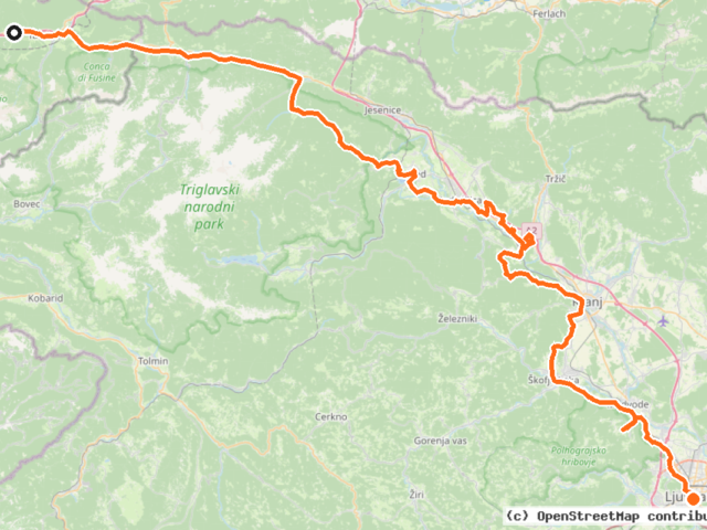 Kolesarska Jakobova pot – Gorenjska veja