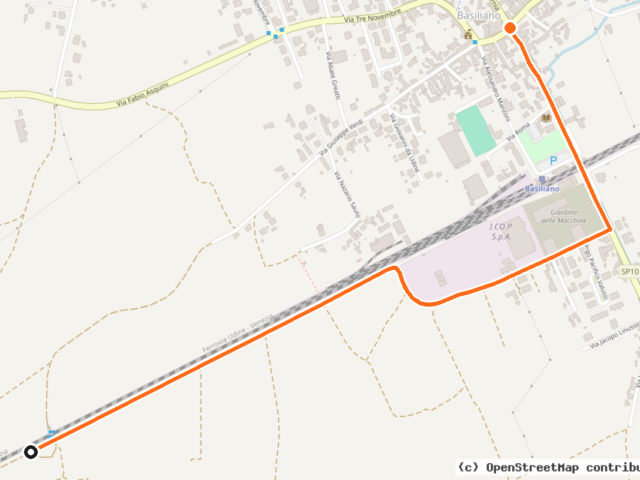 AIDA-BI20 detour to Basiliano (BI20d)