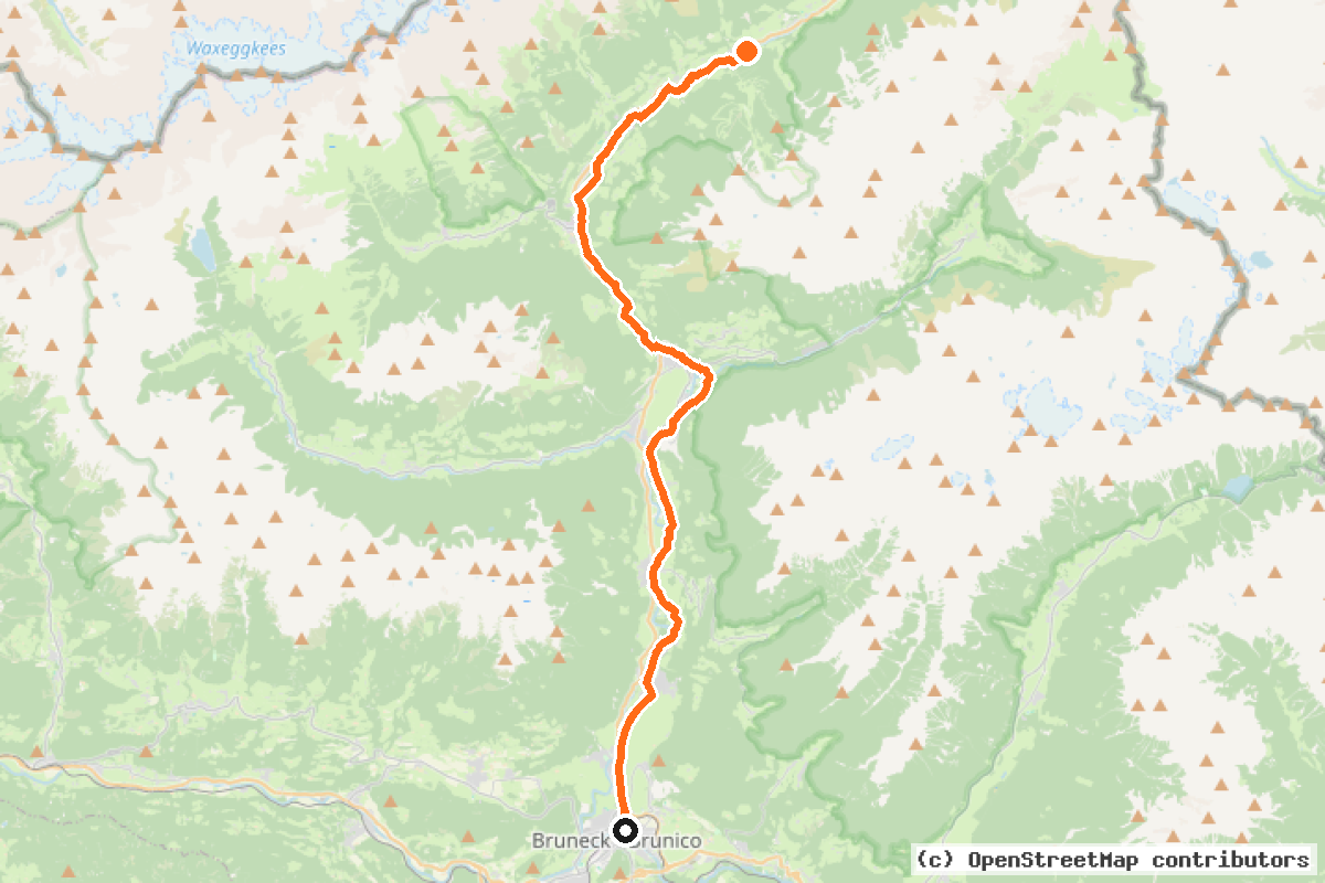 Il tracciato del percorso Ahrtal Radweg