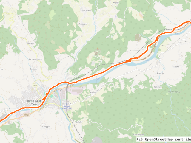 Pista ciclabile Borgotaro