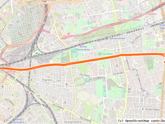Ciclabile Prenestina