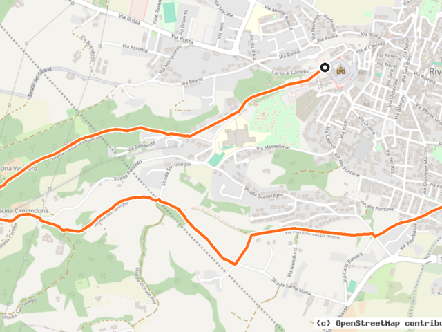 Itinerari Ciclo pedonali Rivoli - Itinerario 4 (ITIN4)
