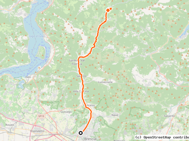 Brescia - Bovegno (Slow Bike)